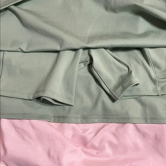 Madewell 2.0 MWL Flex Fitness Dress NWOT Mint Green Size Med Strappy Criss Cross - Picture 10 of 11